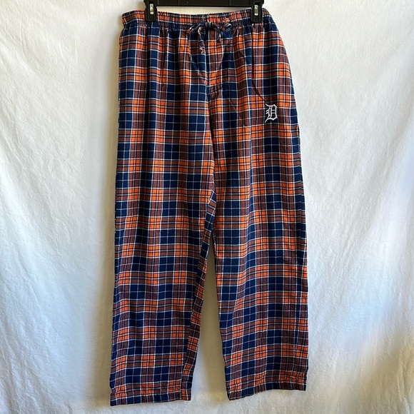Concepts Sport Detroit Tigers plaid flannel lounge/pajama pants, size L - Picture 1 of 6